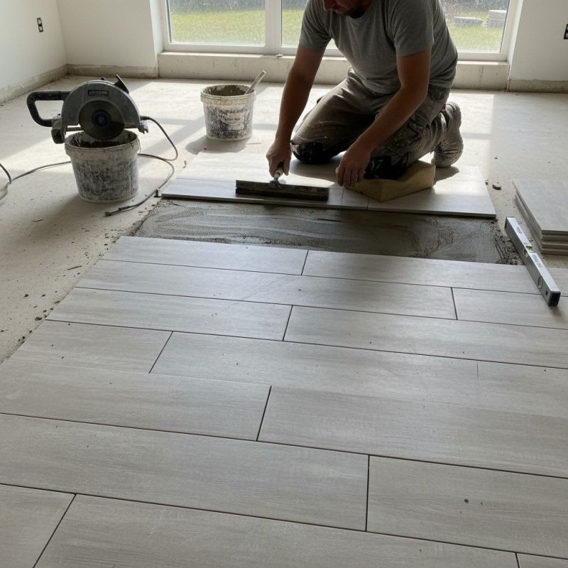 Mosaic Tile Floor Installation in Alexandria, VA