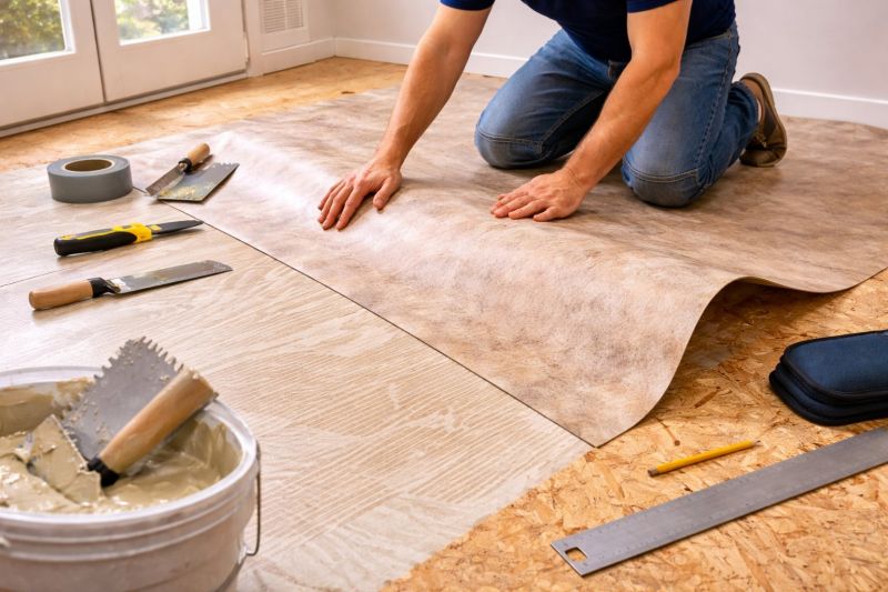 Sheet Flooring Installation in Fort Worth, TX