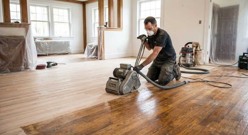 Walnut Floor Refinishing in Kansas City, KS