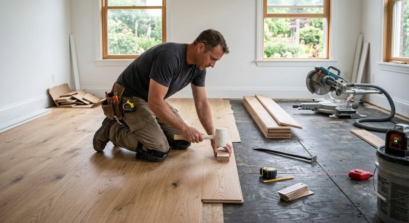 Wide Plank Floor Installation in Phoenix, AZ