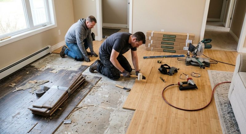 Bamboo Flooring Installation in San Antonio, TX