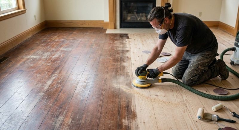 Birch Floor Refinishing in Olathe, KS