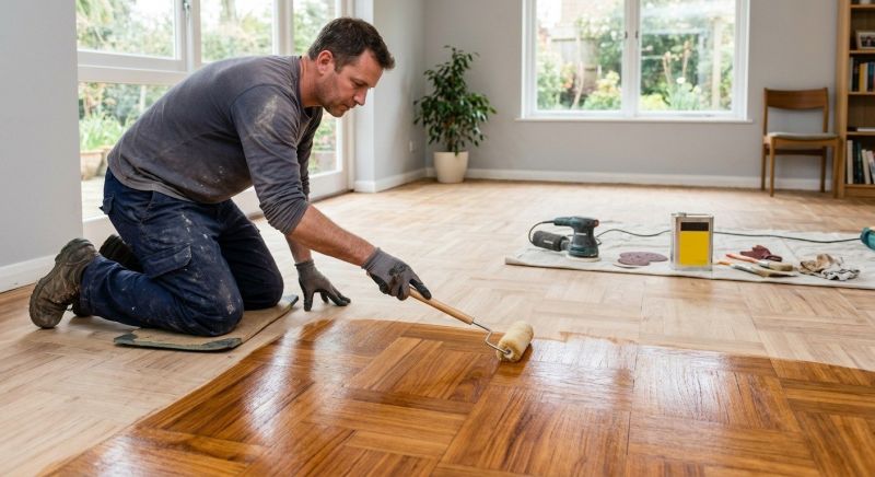 Cabin Floor Refinishing in Overland Park, KS