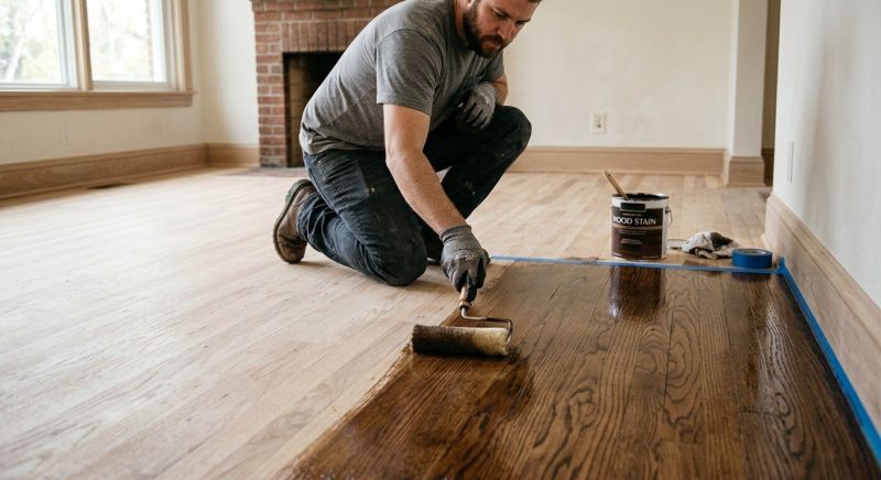 Hardwood Floor Staining in Alpharetta, GA