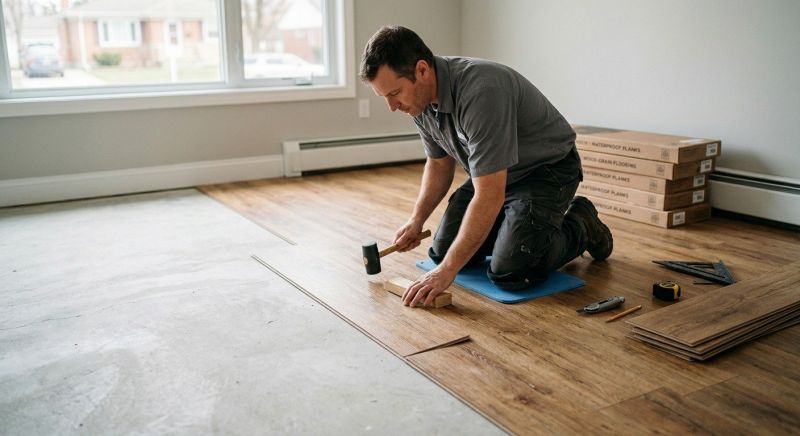 Linoleum Flooring Replacement in Frisco, TX