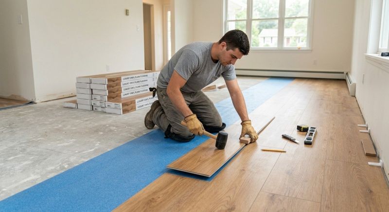 Luxury Vinyl Tile Installation in Austin, TX