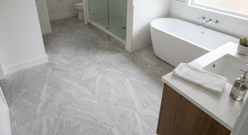Restroom Floor Replacement in Fredericksburg, VA