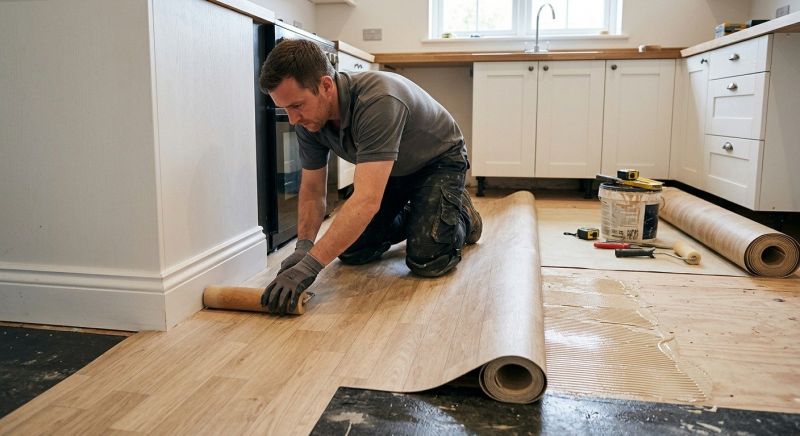 Sheet Linoleum Installation in Boulder, CO