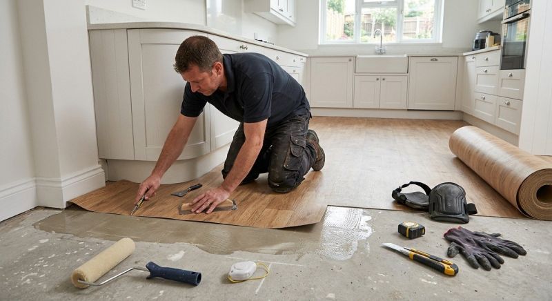 Sheet Linoleum Installation in Austin, TX