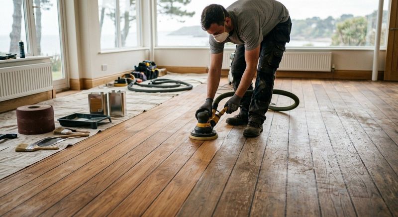 Tiger Wood Floor Refinishing in Overland Park, KS