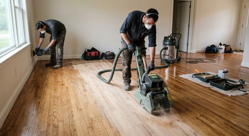 Tiger Wood Floor Refinishing in Overland Park, KS