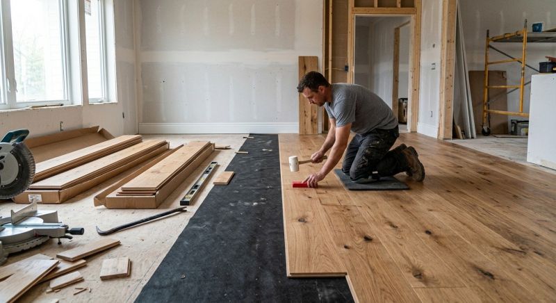 Wide Plank Floor Installation in San Antonio, TX